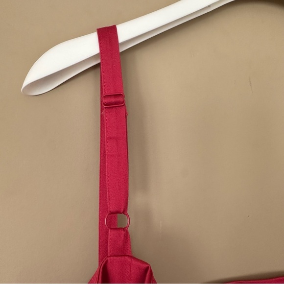 NEW Torrid Women 26 Skater Dress Pink Strappy Flared Square Neckline $99 Fun - Picture 10 of 13